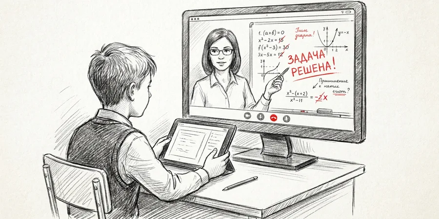 Онлайн-занятие с репетитором